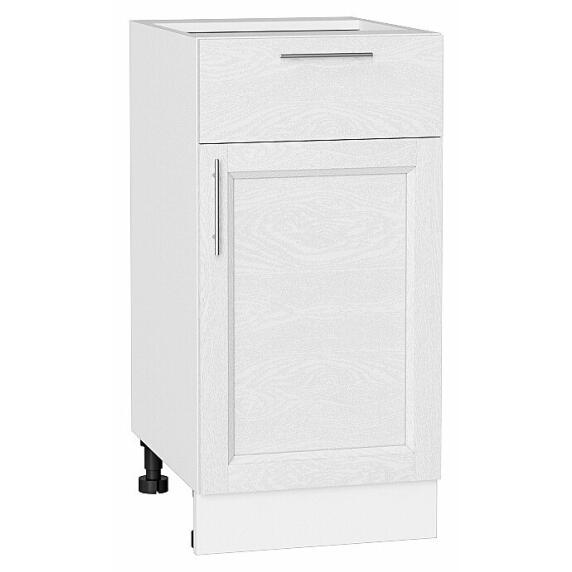 Шкаф нижний с 1-ой дверцей и ящиком Сканди White Softwood/Белый 816*400*480