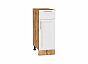 Шкаф нижний с 1-ой дверцей и ящиком Сканди White Softwood Дуб Вотан 816*300*480