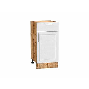 Шкаф нижний с 1-ой дверцей и ящиком Сканди White Softwood Дуб Вотан 816*400*480