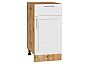 Шкаф нижний с 1-ой дверцей и ящиком Сканди White Softwood Дуб Вотан 816*400*480