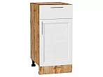 Шкаф нижний с 1-ой дверцей и ящиком Сканди White Softwood Дуб Вотан 816*400*480