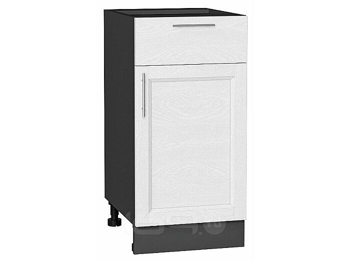 Шкаф нижний с 1-ой дверцей и ящиком Сканди White Softwood Graphite