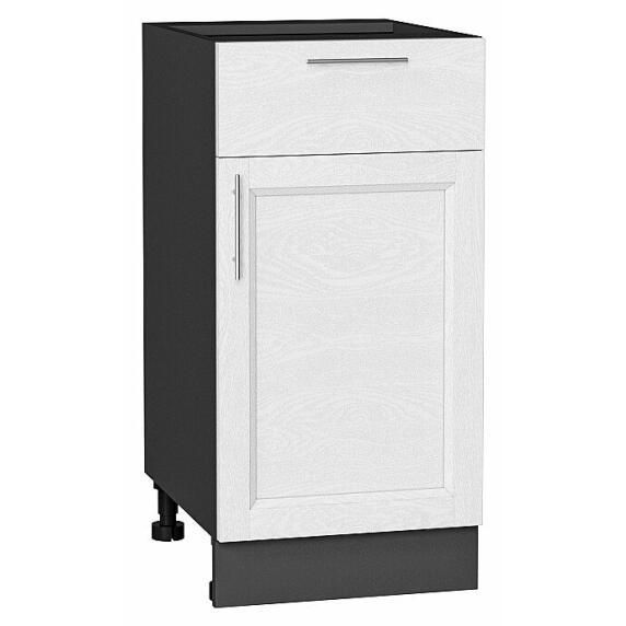 Шкаф нижний с 1-ой дверцей и ящиком Сканди White Softwood Graphite