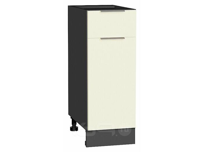 Шкаф нижний с 1-ой дверцей и ящиком Терра Ваниль софт Graphite 816*300*478