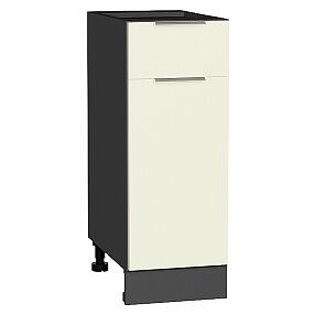 Шкаф нижний с 1-ой дверцей и ящиком Терра Ваниль софт Graphite 816*300*478
