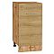 Шкаф нижний с 1-ой дверцей и ящиком Терра W Ель Карпатская Дуб Вотан 816*400*478