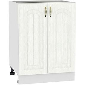 Шкаф нижний с 2-мя дверцами Верона Н 600 Ясень золото-Белый