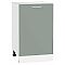 Шкаф нижний с 1-ой дверцей Квадро Аквамарин/Белый 816*500*481 Шкаф нижний с 1-ой дверцей Квадро Аквамарин/Белый 816*500*481