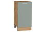 Шкаф нижний с 1-ой дверцей Квадро Аквамарин/Дуб Вотан 816*400*481