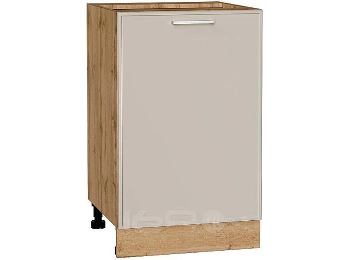 Шкаф нижний с 1-ой дверцей Квадро Кашемир/Дуб Вотан 816*500*481