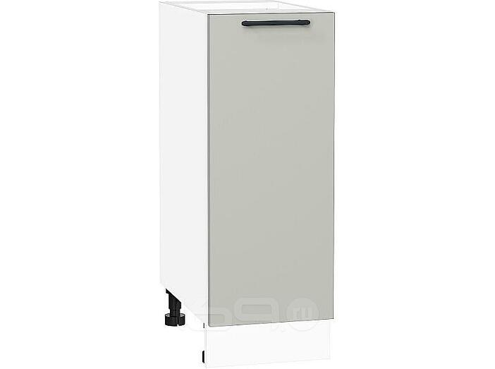 Шкаф нижний с 1-ой дверцей Лайт Special Grey/Белый 816*300*478