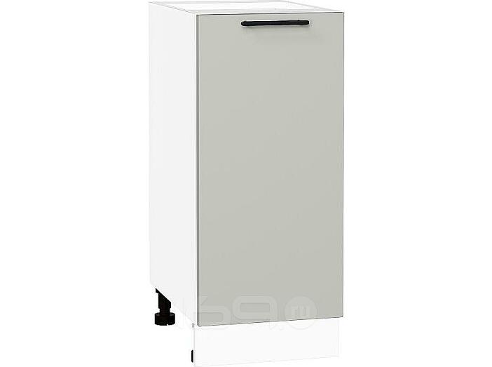Шкаф нижний с 1-ой дверцей Лайт Special Grey/Белый 816*350*478