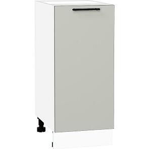 Шкаф нижний с 1-ой дверцей Лайт Special Grey/Белый 816*350*478