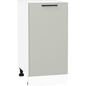 Шкаф нижний с 1-ой дверцей Лайт Special Grey/Белый 816*400*478