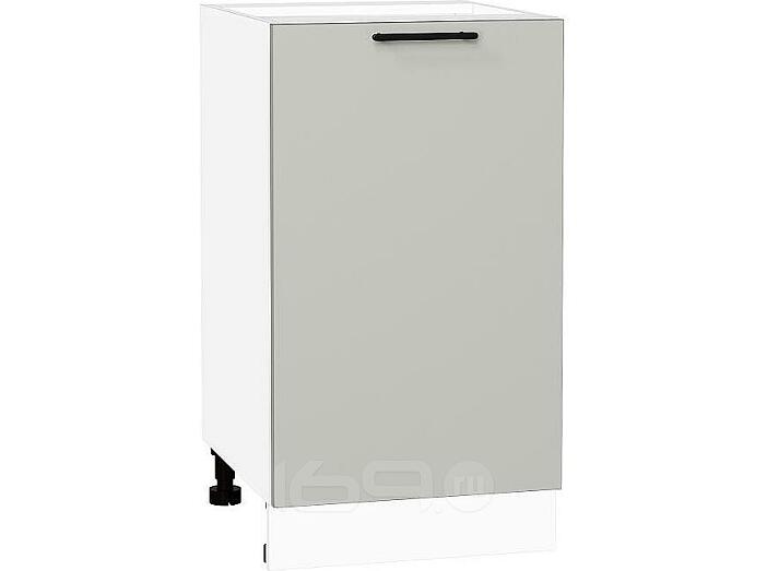 Шкаф нижний с 1-ой дверцей Лайт Special Grey/Белый 816*450*478