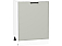 Шкаф нижний с 1-ой дверцей Лайт Special Grey/Белый 816*600*478