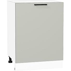 Шкаф нижний с 1-ой дверцей Лайт Special Grey/Белый 816*600*478