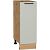 Шкаф нижний с 1-ой дверцей Лайт Special Grey/Дуб Вотан 816*300*478