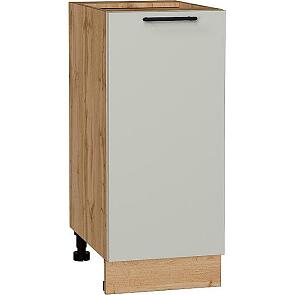 Шкаф нижний с 1-ой дверцей Лайт Special Grey/Дуб Вотан 816*350*478