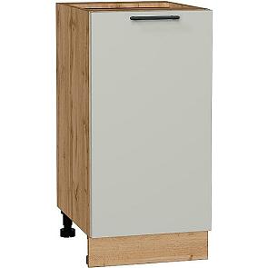 Шкаф нижний с 1-ой дверцей Лайт Special Grey/Дуб Вотан 816*400*478