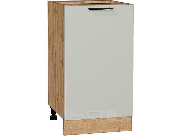 Шкаф нижний с 1-ой дверцей Лайт Special Grey/Дуб Вотан 816*450*478