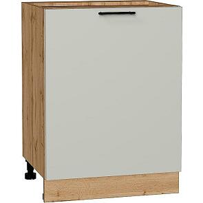 Шкаф нижний с 1-ой дверцей Лайт Special Grey/Дуб Вотан 816*600*478