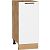 Шкаф нижний с 1-ой дверцей Лайт Special White/Дуб Вотан 816*350*478