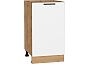 Шкаф нижний с 1-ой дверцей Лайт Special White/Дуб Вотан 816*450*478