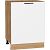 Шкаф нижний с 1-ой дверцей Лайт Special White/Дуб Вотан 816*600*478