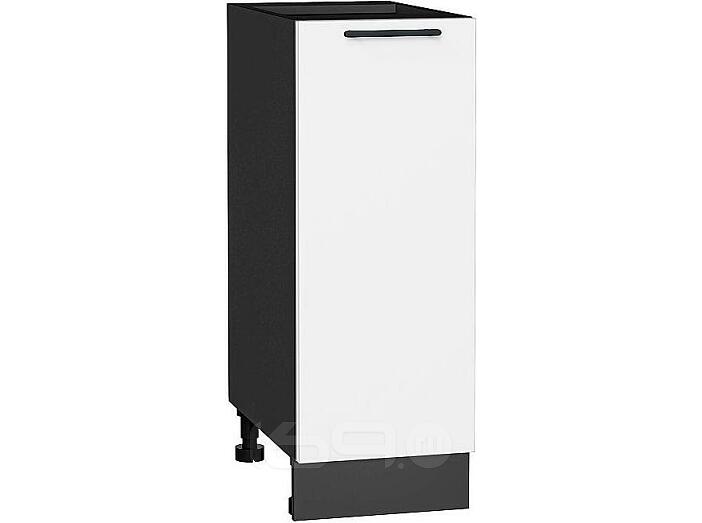 Шкаф нижний с 1-ой дверцей Лайт Special White/Graphite 816*300*478