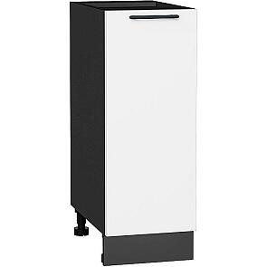 Шкаф нижний с 1-ой дверцей Лайт Special White/Graphite 816*300*478