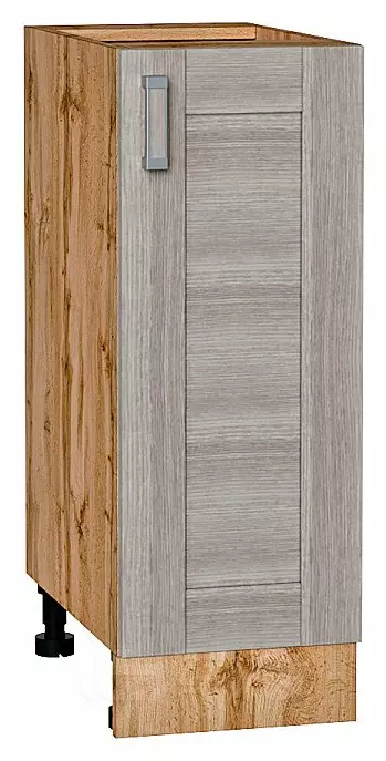 Шкаф нижний с 1-ой дверцей Лофт Cappuccino Veralinga Дуб Вотан 816*300*480