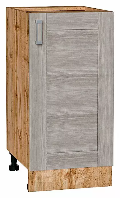 Шкаф нижний с 1-ой дверцей Лофт Cappuccino Veralinga Дуб Вотан 816*400*480