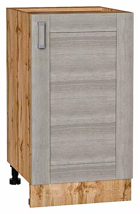 Шкаф нижний с 1-ой дверцей Лофт Cappuccino Veralinga Дуб Вотан 816*450*480