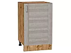 Шкаф нижний с 1-ой дверцей Лофт Cappuccino Veralinga Дуб Вотан 816*500*480