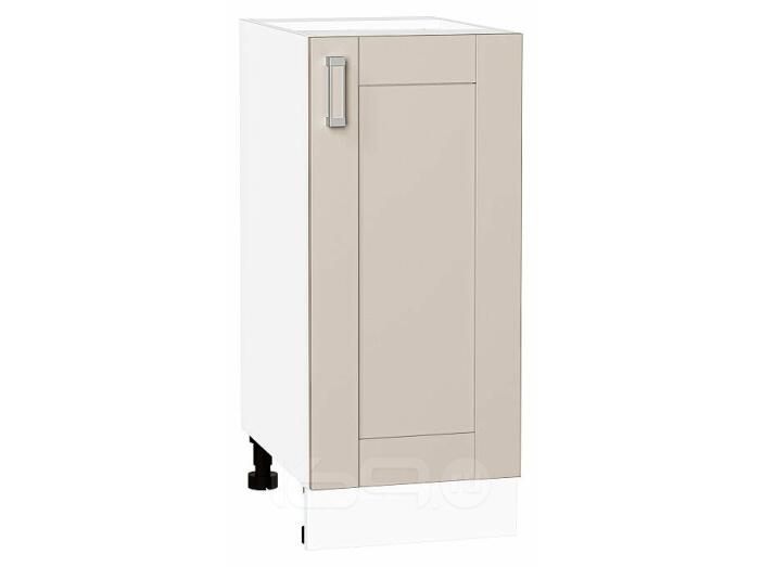 Шкаф нижний с 1-ой дверцей Лофт Cream Silk/Белый 816*350*480