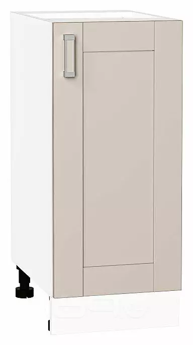 Шкаф нижний с 1-ой дверцей Лофт Cream Silk/Белый 816*350*480