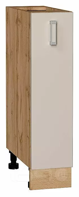 Шкаф нижний с 1-ой дверцей Лофт Cream Silk/Дуб Вотан 816*200*480
