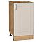 Шкаф нижний с 1-ой дверцей Лофт Cream Silk/Дуб Вотан 816*450*480