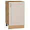 Шкаф нижний с 1-ой дверцей Лофт Cream Silk/Дуб Вотан 816*500*480 Шкаф нижний с 1-ой дверцей Лофт Cream Silk/Дуб Вотан 816*500*480