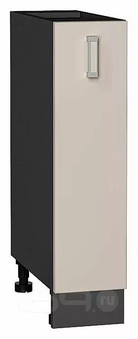 Шкаф нижний с 1-ой дверцей Лофт Cream Silk/Graphite 816*200*480