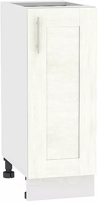 Шкаф нижний с 1-ой дверцей Лофт Н 300 Nordic Oak-Белый