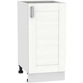Шкаф нижний с 1-ой дверцей Лофт Н 400 Snow Veralinga-Белый