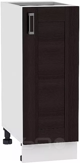 Шкаф нижний с 1-ой дверцей Лофт Н 300 Wenge Veralinga-Белый