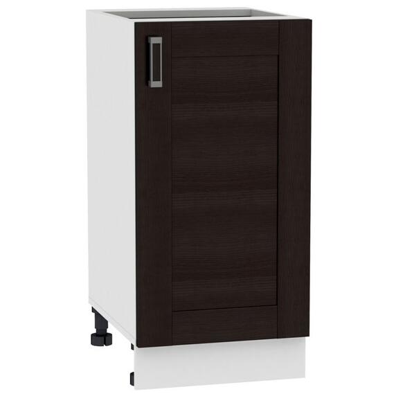 Шкаф нижний с 1-ой дверцей Лофт Н 400 Wenge Veralinga-Белый