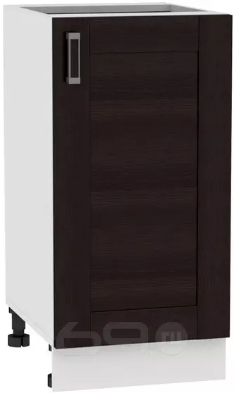 Шкаф нижний с 1-ой дверцей Лофт Н 400 Wenge Veralinga-Белый