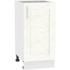 Шкаф нижний с 1-ой дверцей Лофт Н 400 Nordic Oak-Белый