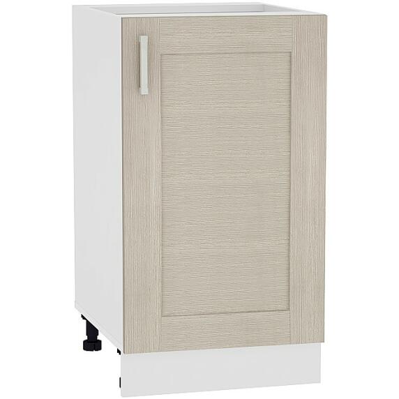 Шкаф нижний с 1-ой дверцей Лофт Н 450 Cappuccino Veralinga-Белый
