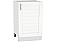 Шкаф нижний с 1-ой дверцей Лофт Н 500 Snow Veralinga-Белый