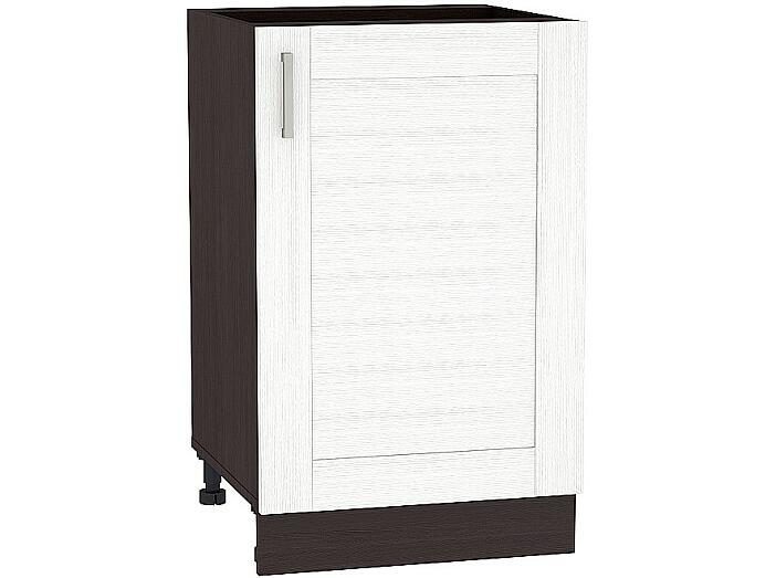 Шкаф нижний с 1-ой дверцей Лофт Н 500 Snow Veralinga-Венге